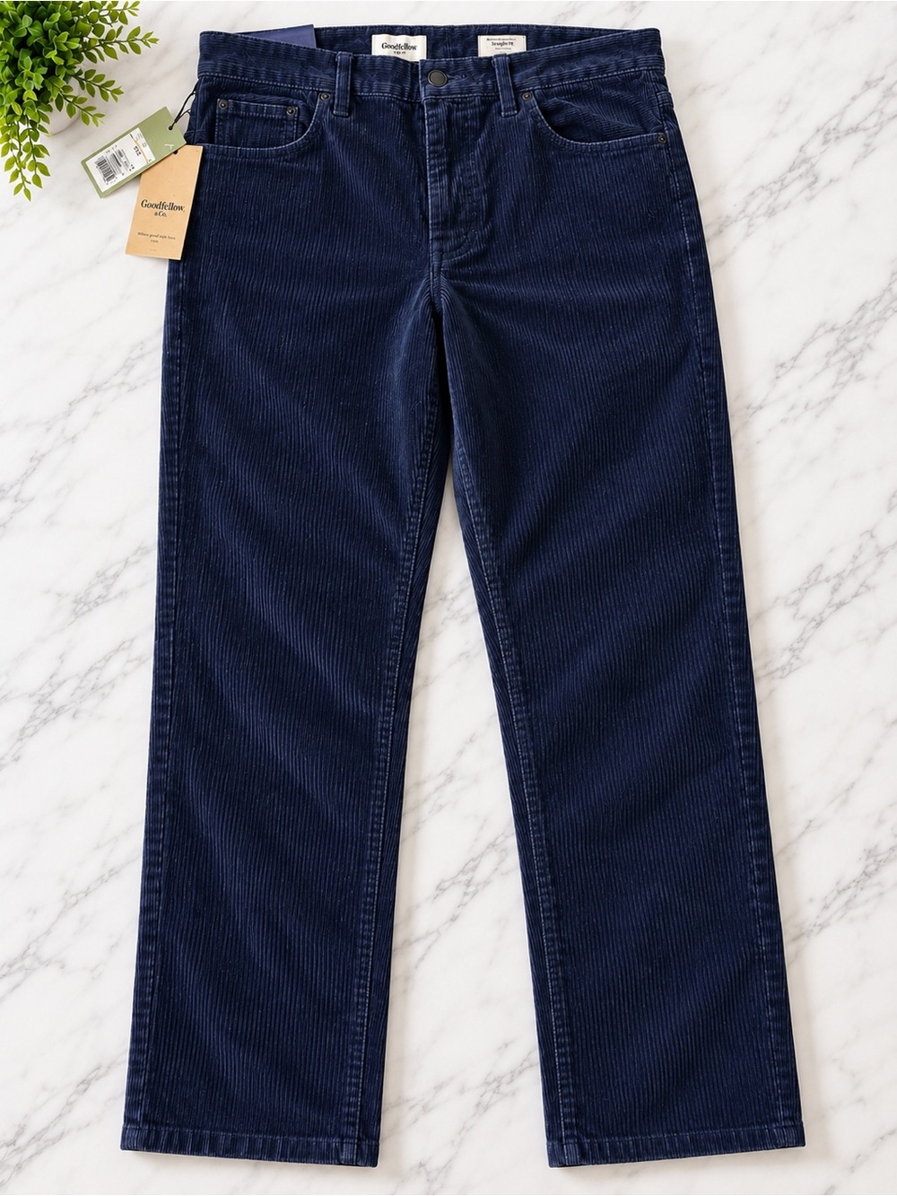 Goodfellow & Co Men’s Navy Relaxed Corduroy Pants